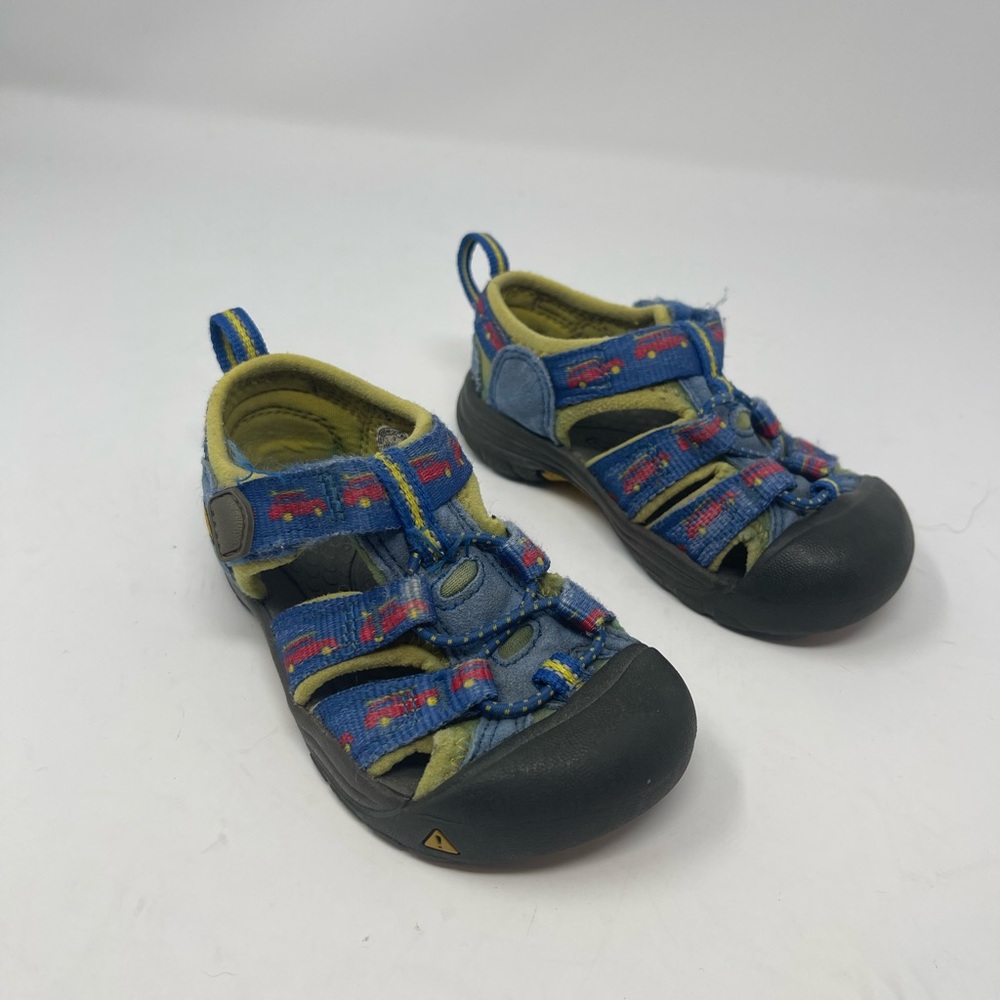 Keen Kids Toddler Car Print Outdoor Hiking Water Shoes Shoes Size 7